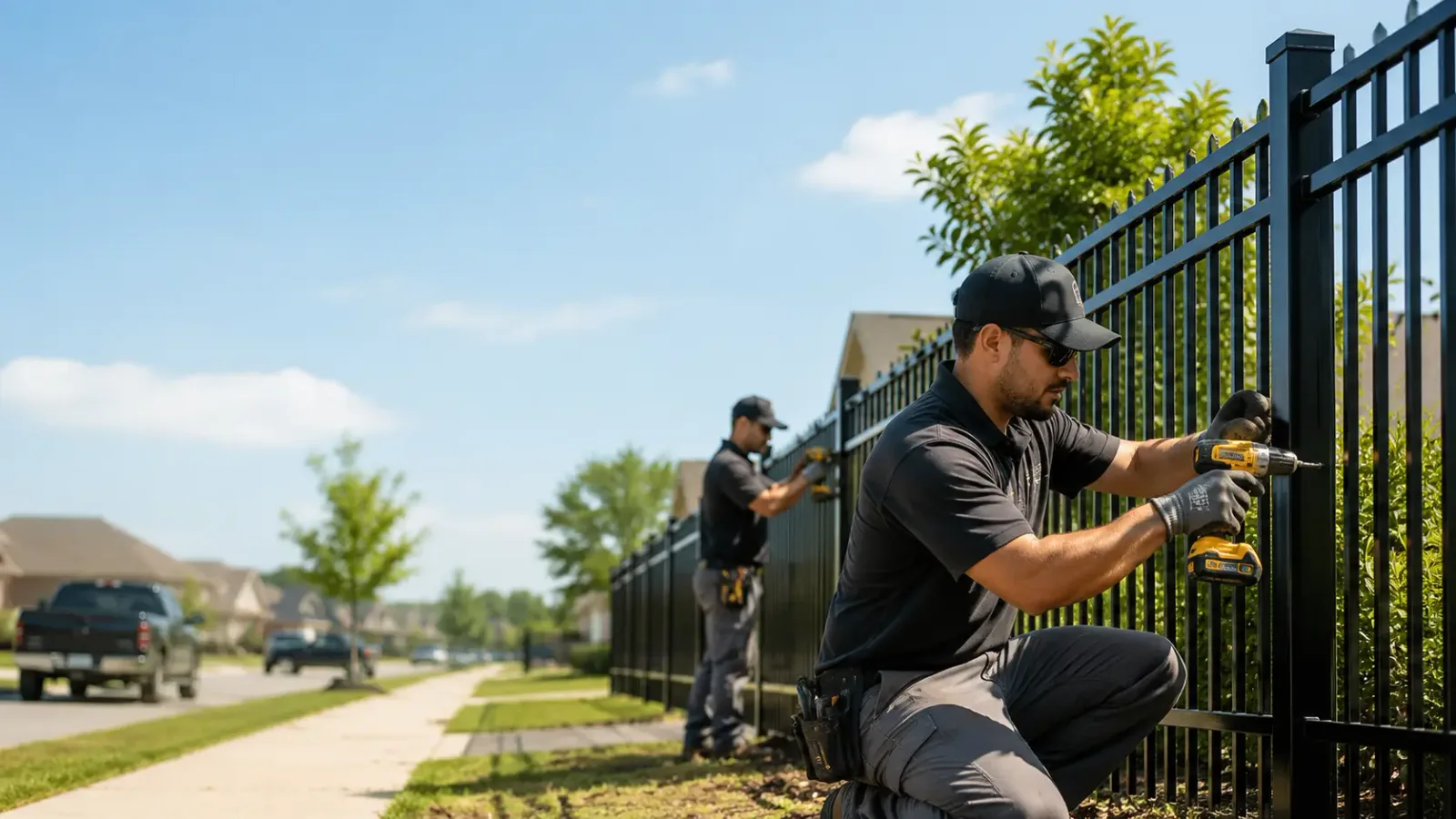 Metal Fence Installation in Clinton, IL